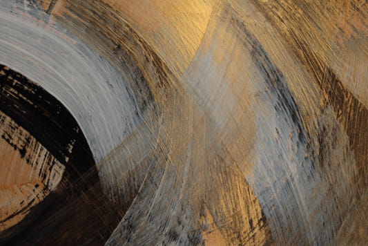 Abstrakte Golden Swirl Wallpaper Wandbild