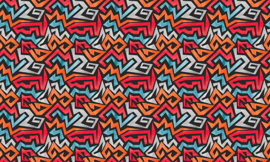 Graffiti coloré papier peint sans couture