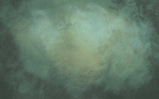 Abstract Green Watercolor Wall Mural