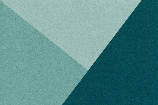 Emerald og cyan geometrisk tapet