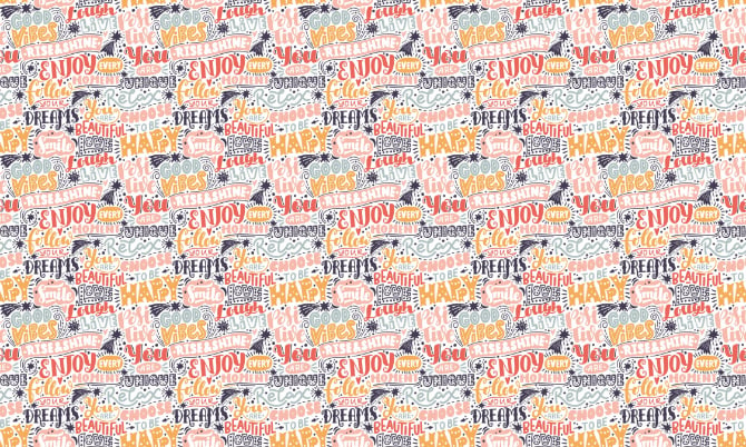 Inspirierende Zitate Wallpaper Wandbild in your room — zoomed
