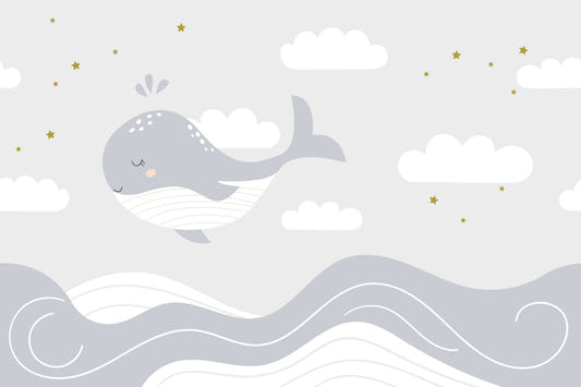 Whale Dreams Wandmalerei