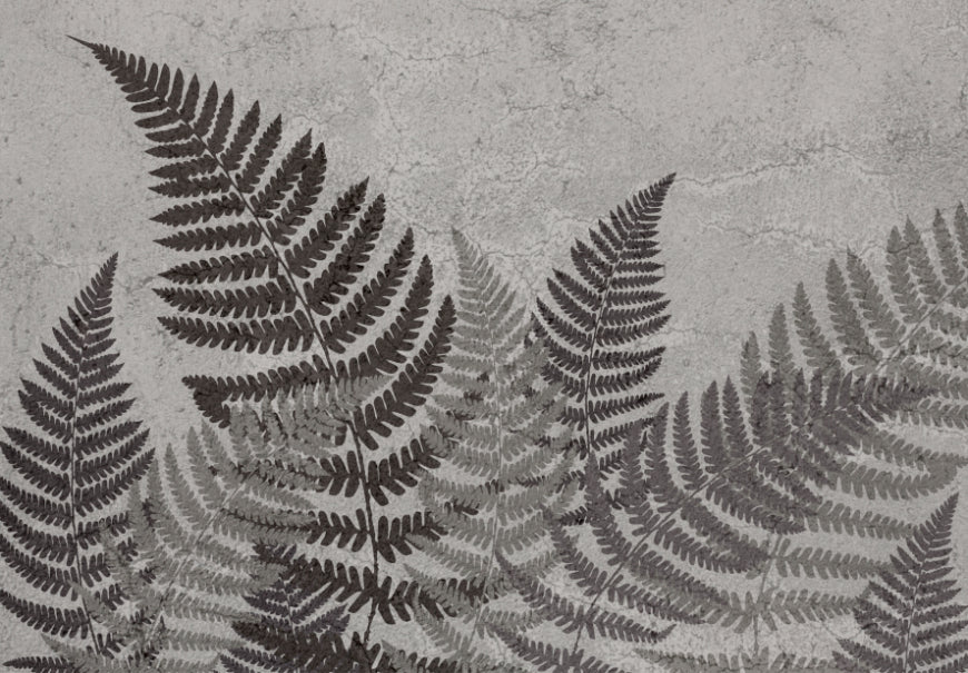 Tropical Fern Wall Mural in your room — zoomed