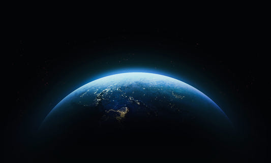 宇宙壁の壁画からの地球
