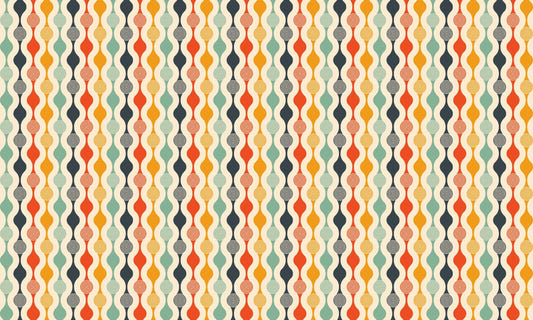 Retro Kurven Wallpaper