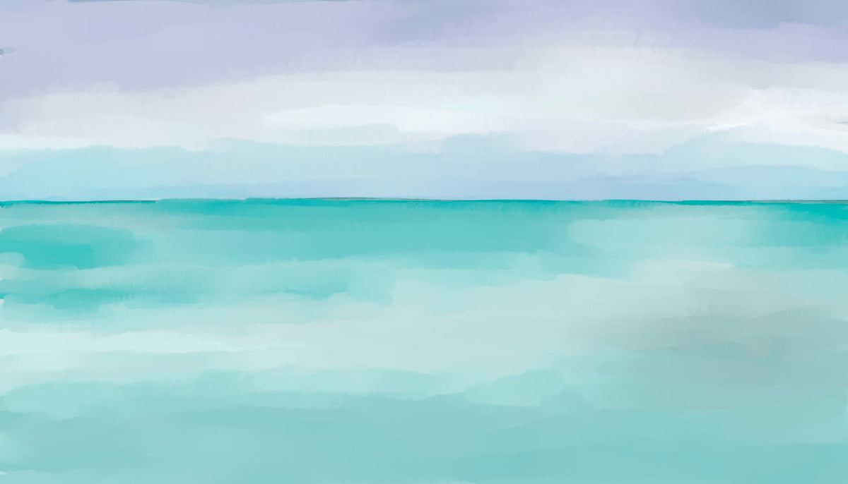Turquoise Ocean Wall Mural