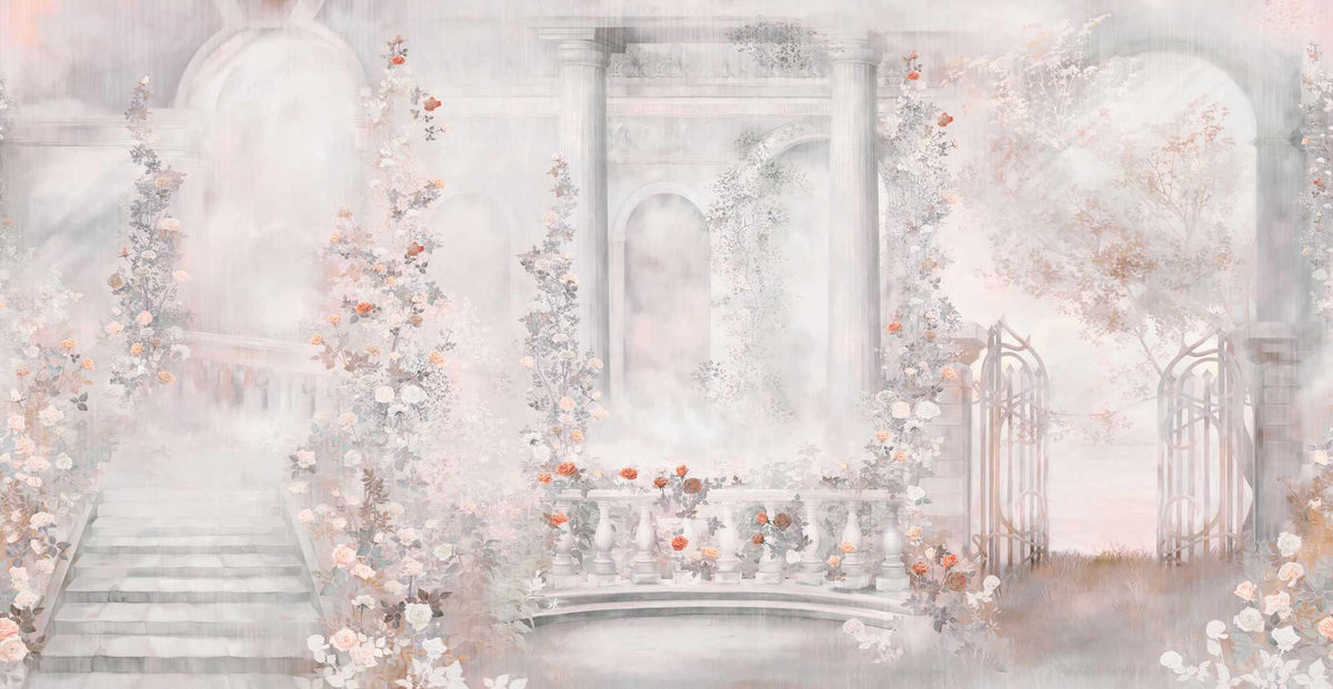 Book book book da giardino blush murale rosa murale in your room