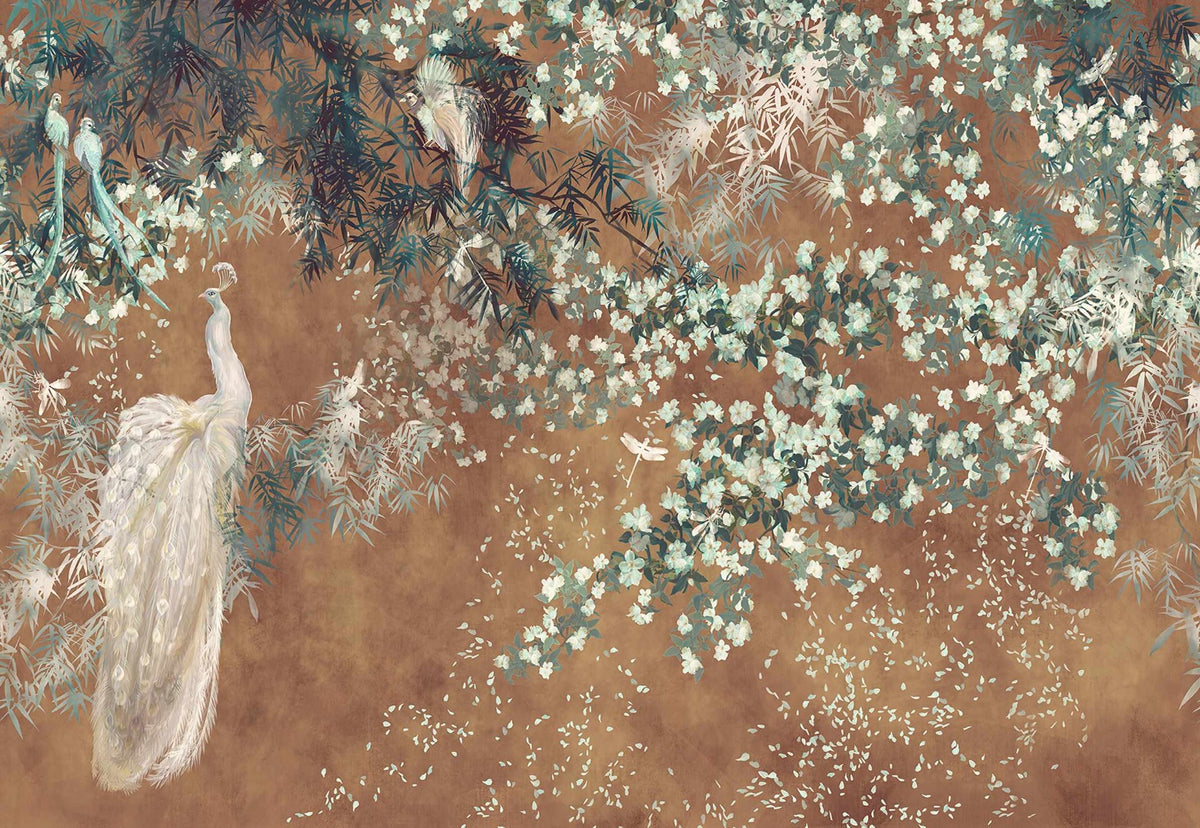 Scandinavian Serenity Artisan Wall Mural in your room — zoomed