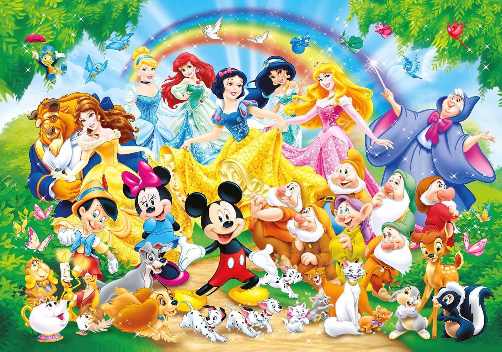 Murale murale de dynastie animée Disney