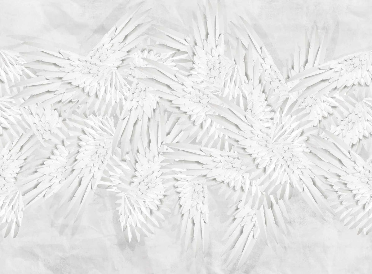 Angelic Aegis Hermes Feather Mural in your room