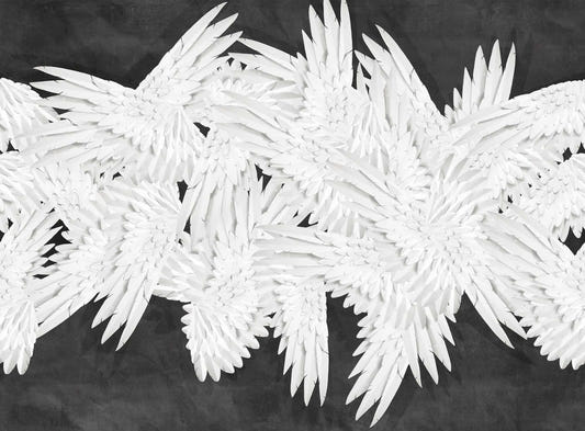 Radiante in velluto nero Hermes Luxe Mural