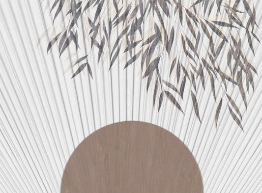 Gestreifte Illustration Wallpaper Wandbild