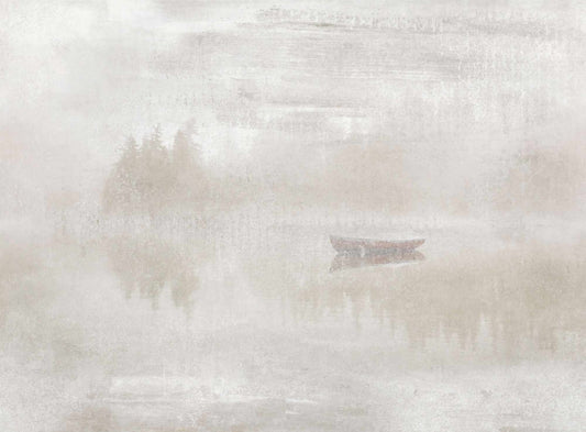 Rustic Beige Pelar y pegar Wallpaper Mural