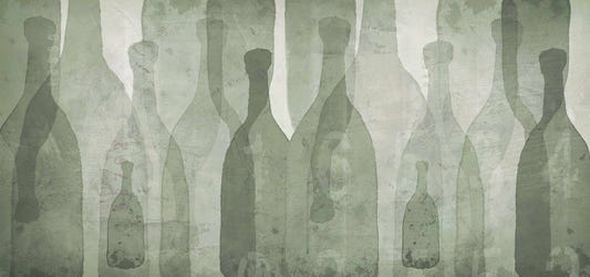 Frische Tönung Aquarellflasche Tapete Wandbild