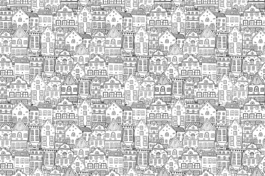 Abstrakte Gemeinde Wallpaper Wandbild