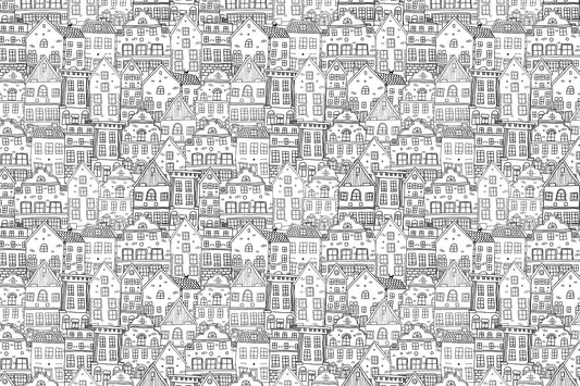 Abstrakte Gemeinde Wallpaper Wandbild