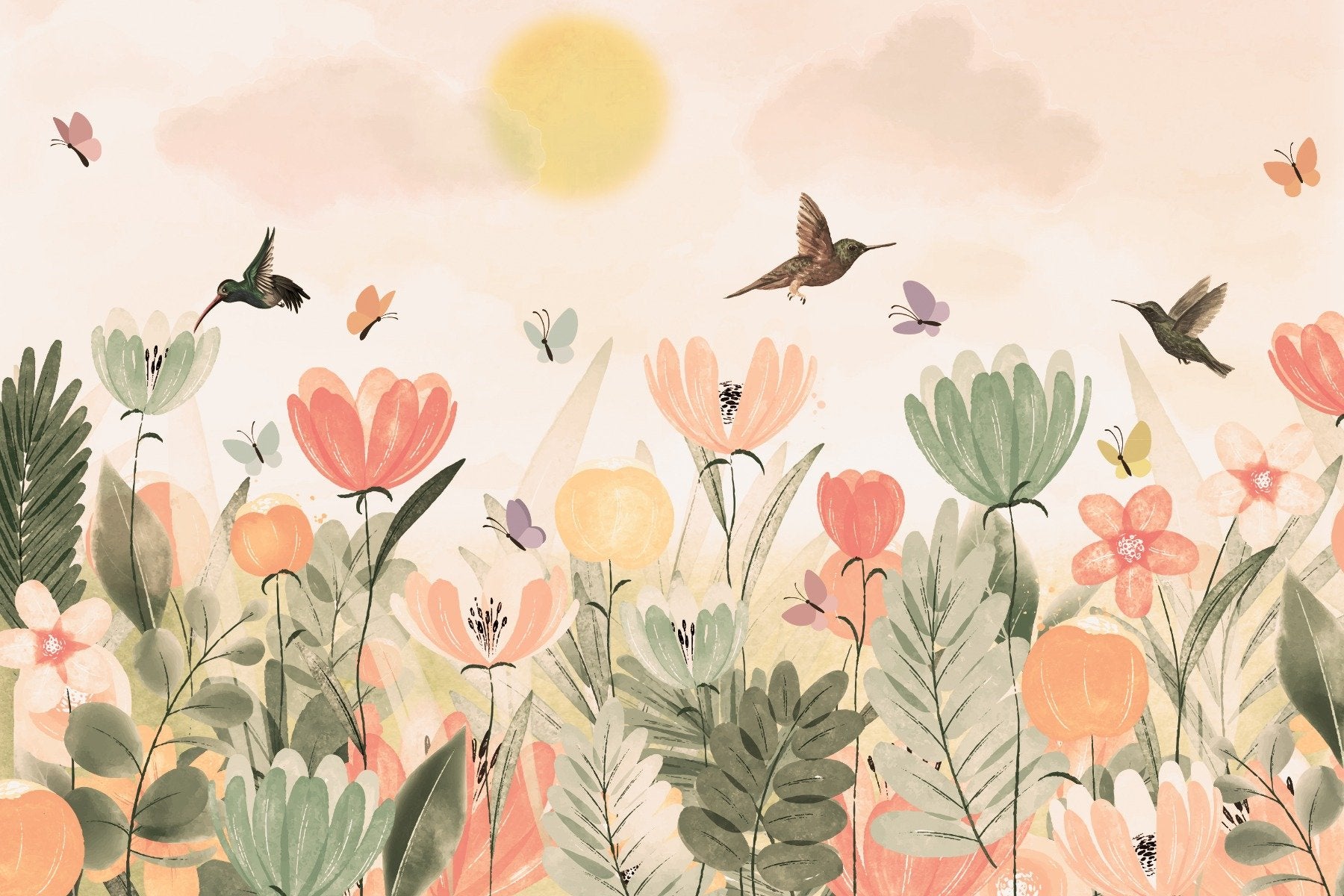Fröhliche Frühlingsblüten Wallpaper
