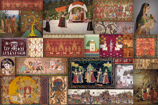 Epochs indiens art papier peint mural