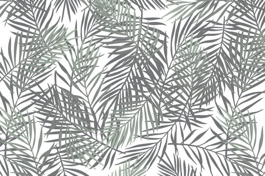 Carta da parati foglia sussurro tropicale