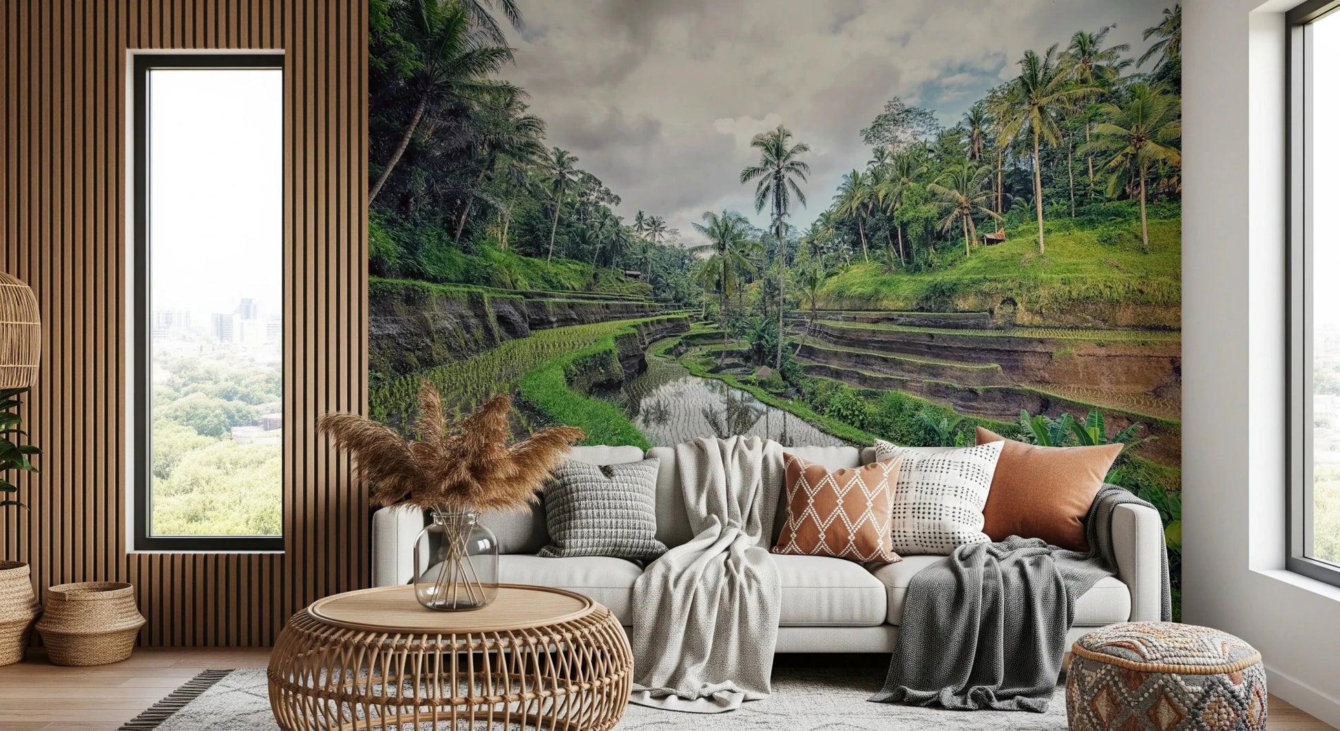 Bali Rice Fields Wall Mural