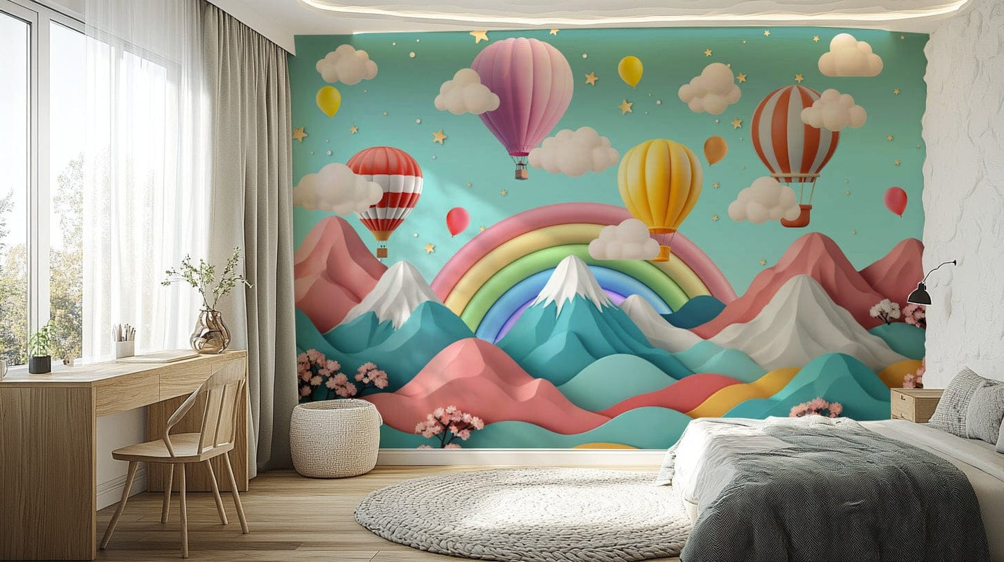 The design feels peaceful and playful.

