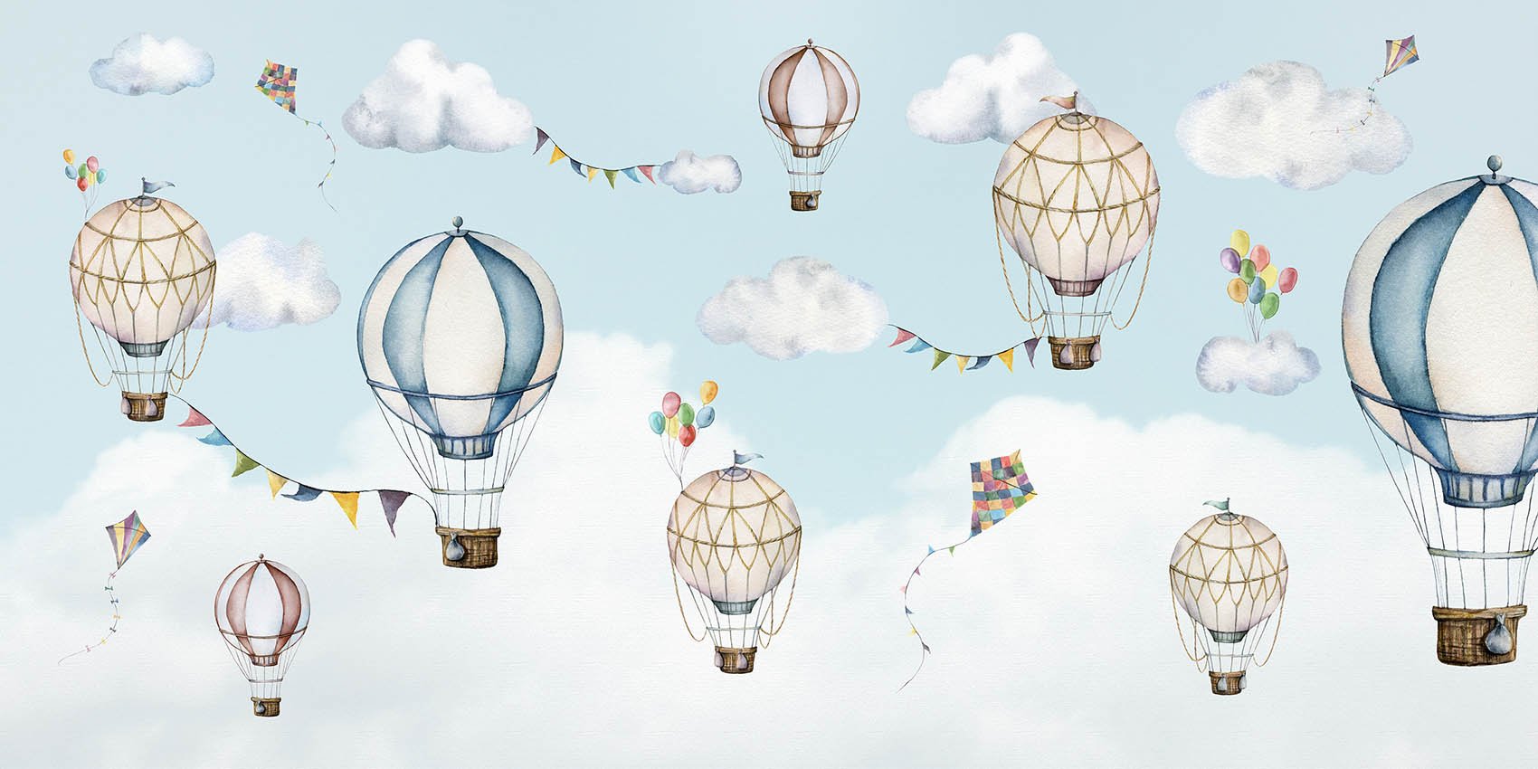 Heißluftballon Bonanza Tapete Wandbild