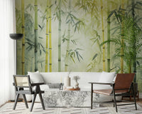 Bamboo Forest Serenity Wall Mural