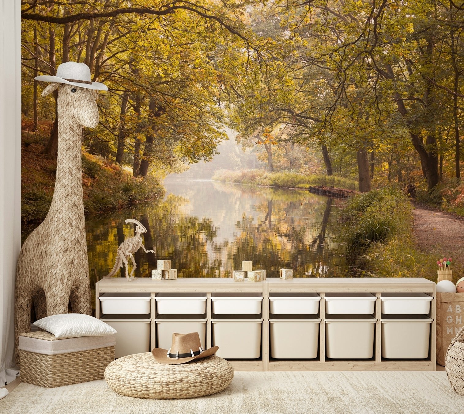 Basingstoke canal mural wallpaper
