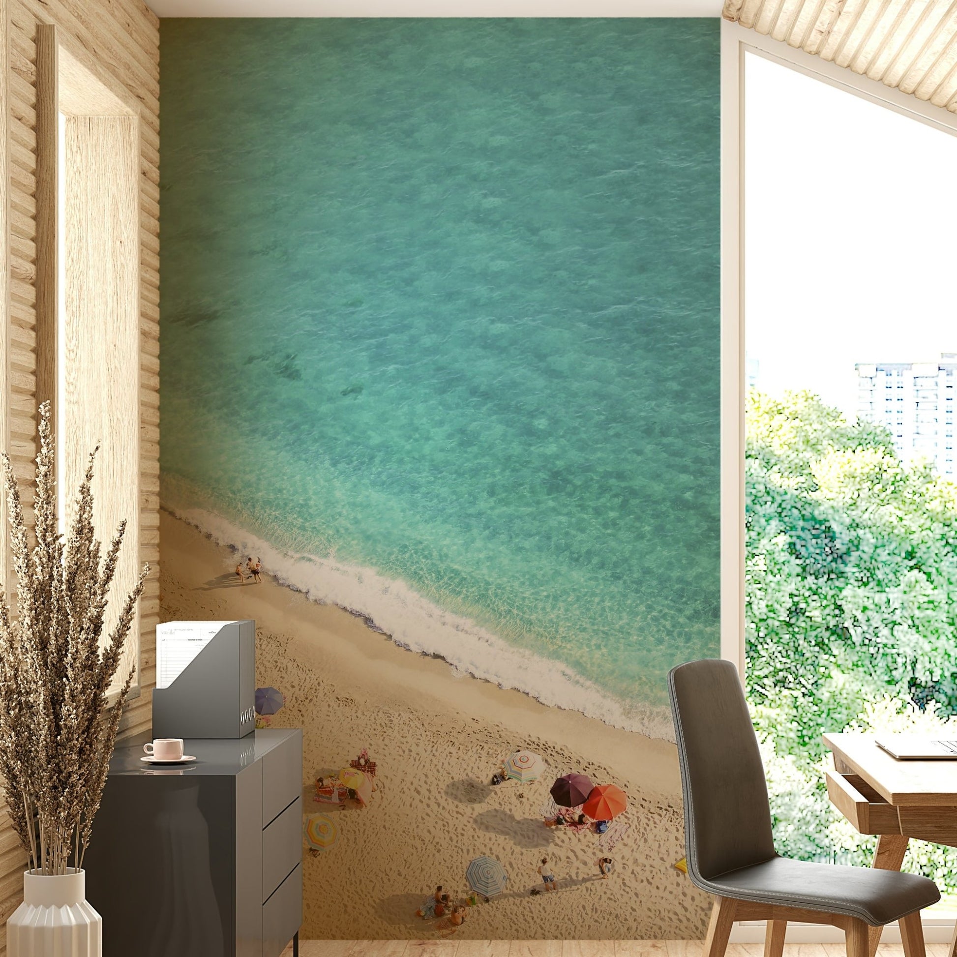 beach day bliss wall mural

