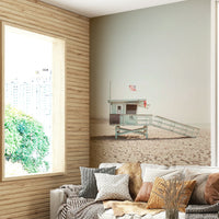 Iconic beach imagery.

