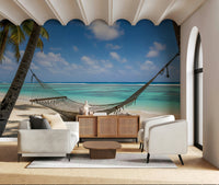 Beach Hammock Haven Wall Mural