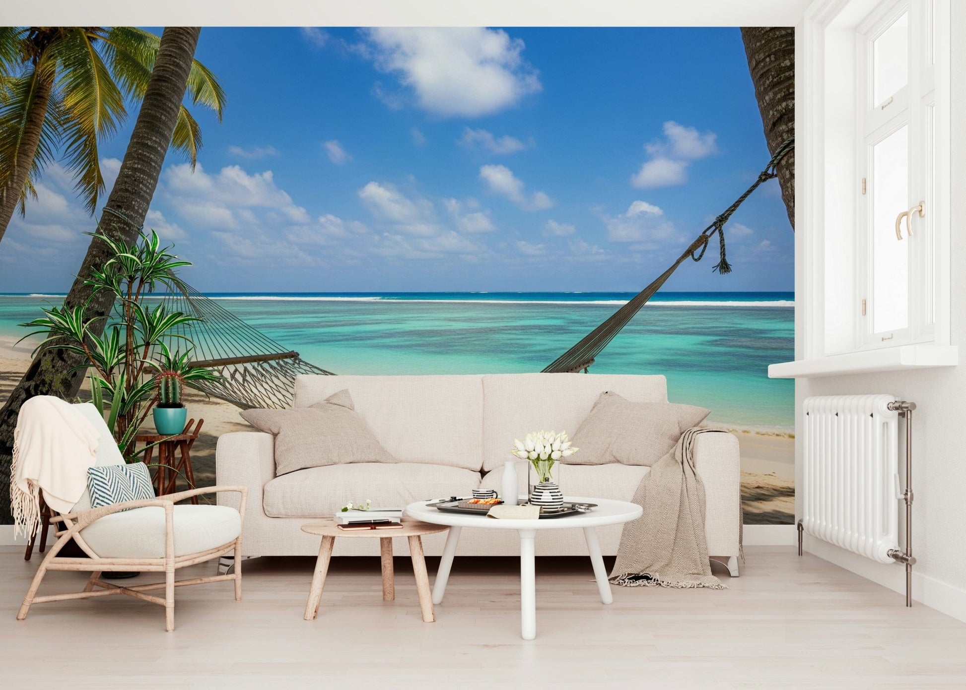 Beach Hammock Haven Wall Mural