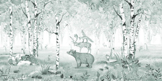 Blue Bear King tapetmalerier