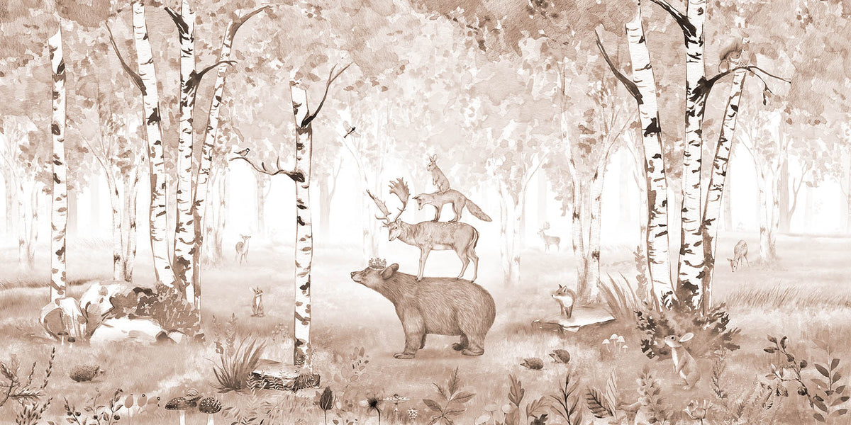 Fond d'écran Brown Bear King in your room — zoomed