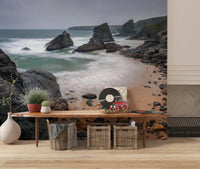 Bedruthan Steps Beach Cornwall Wall Mural