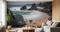 Bedruthan Steps Beach Cornwall Wall Mural
