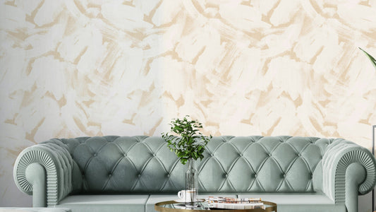 Beige abstract brushstroke wallpaper with texture

