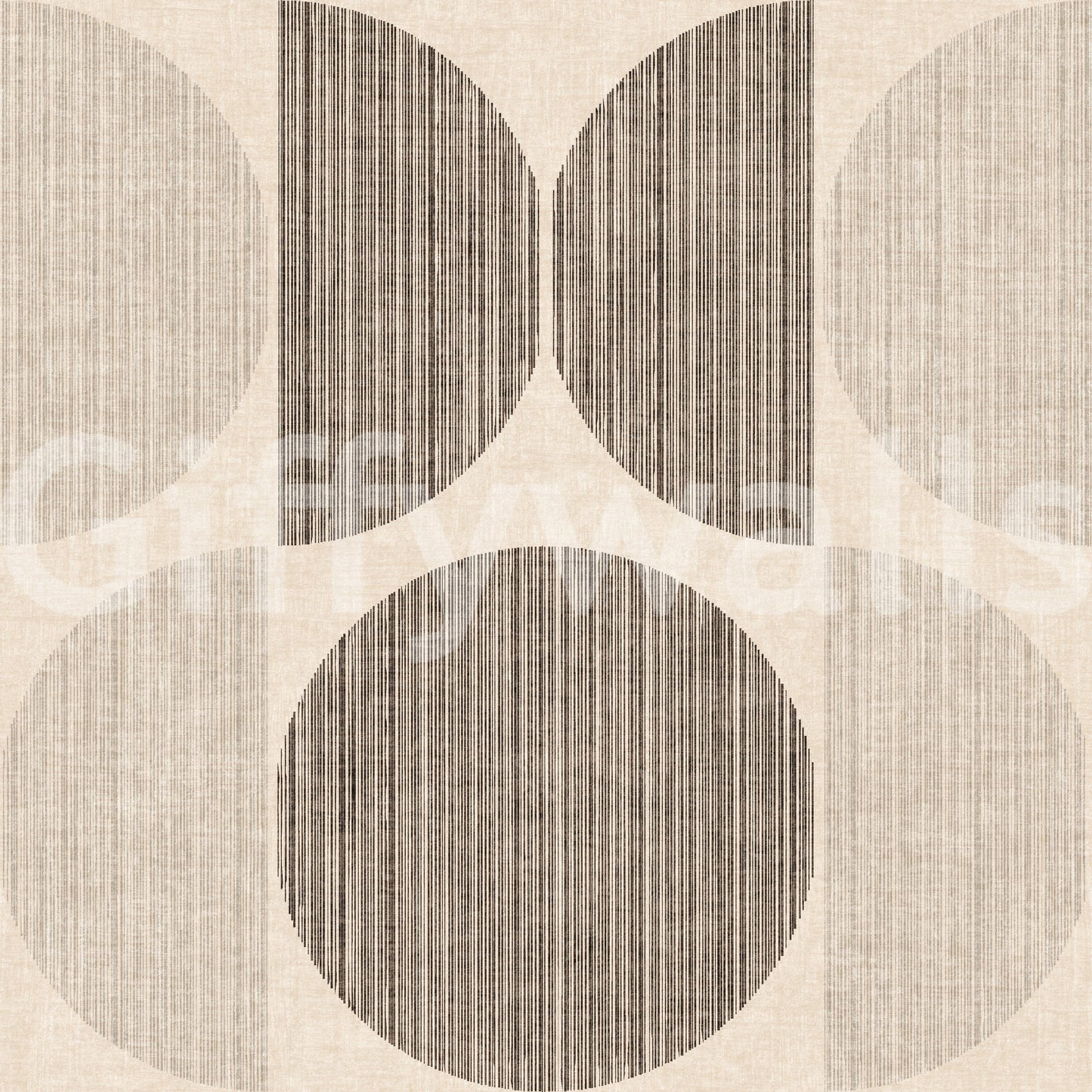 A high-quality beige geometric wall mural for walls.

