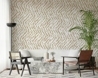 A contemplative subtle texture wallpaper mural for a feature wall.

