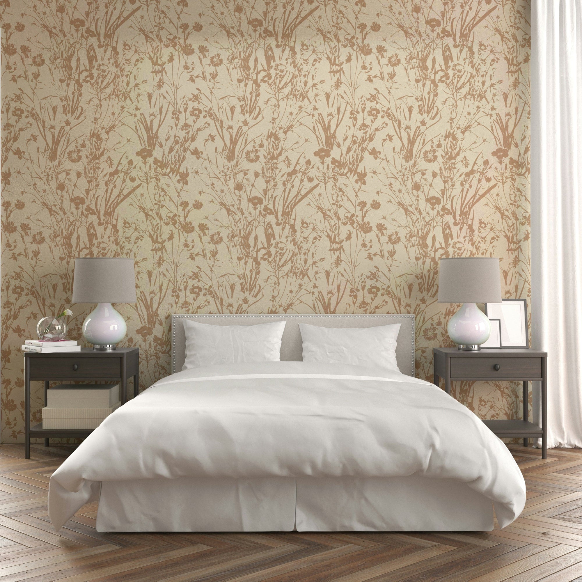 The overall mood is one of peace and quiet elegance.
