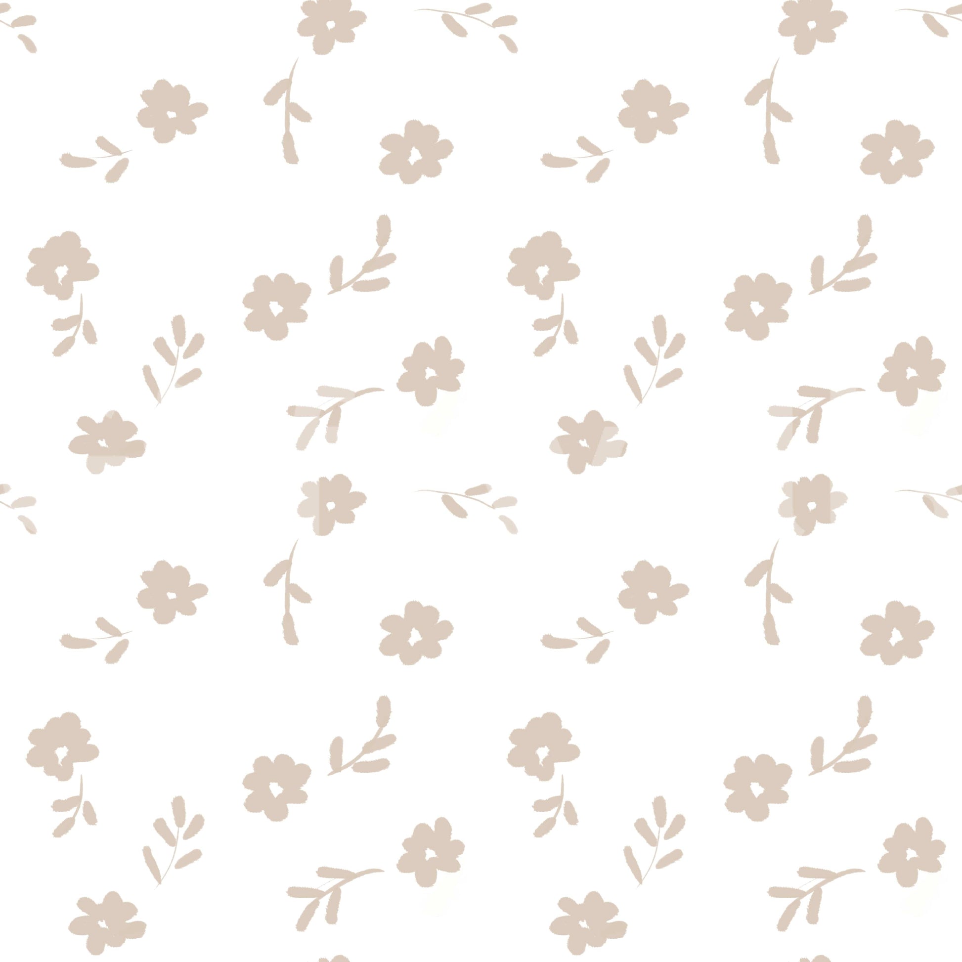 A high-quality serene flower wall mural for walls.

