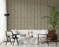 Timeless Florals wallpaper, dense botanical repeat pattern.
