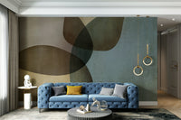 A calm and serene wall covering.

