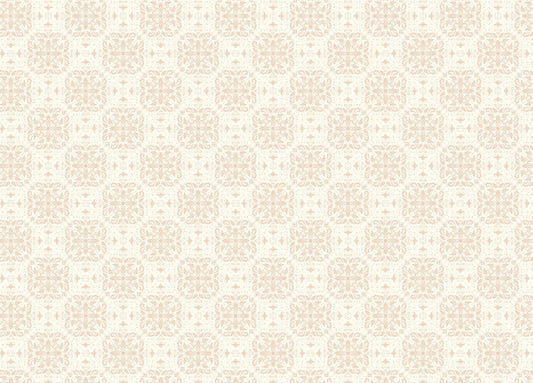 Beige kleines Muster Damask Wallpaper Wandbild