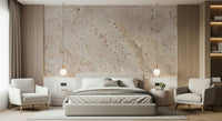Calming beige stone wallpaper mural featuring realistic stone details for accent walls or feature spaces.