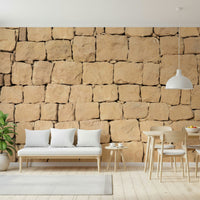 Organic wall texture mural mimicking natural earthen materials for eco-inspired interior styling.