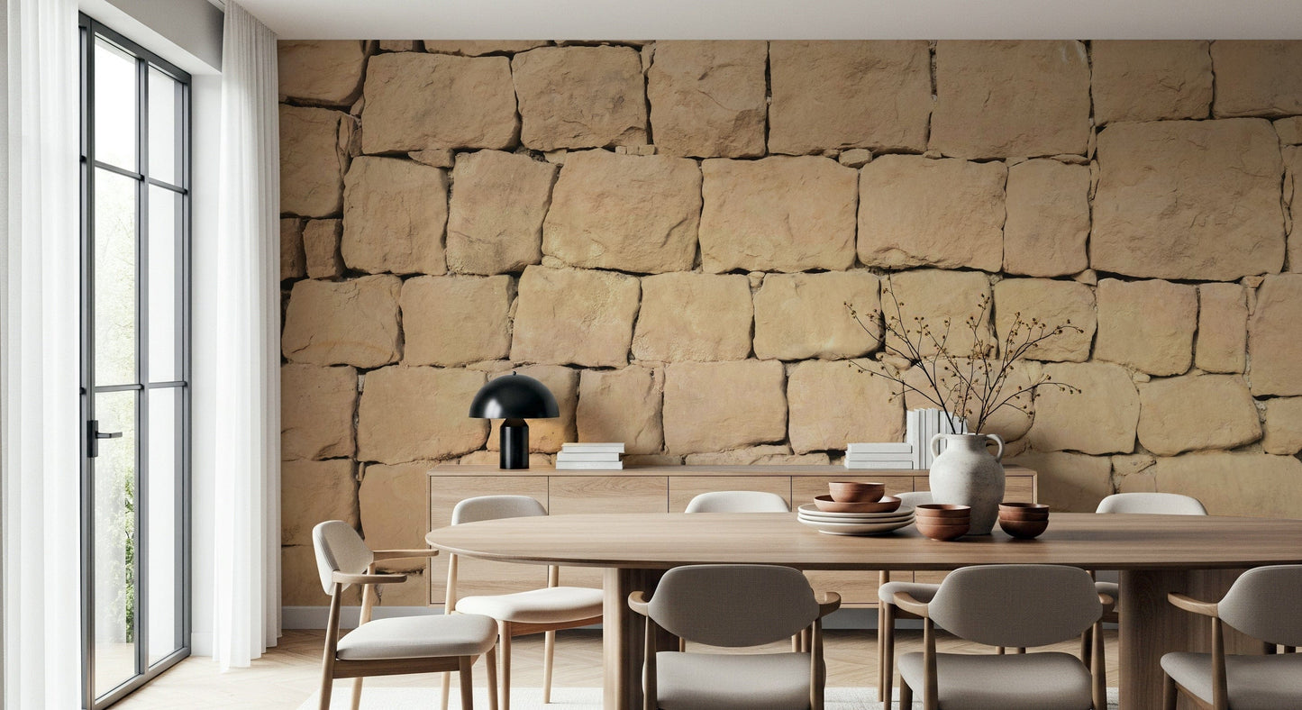 Warm brown wall mural inspired by natural soil and mud textures for cozy, organic interior design.