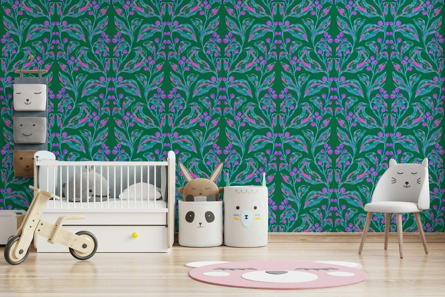 Berry Branch Symphony Wallpaper⁠