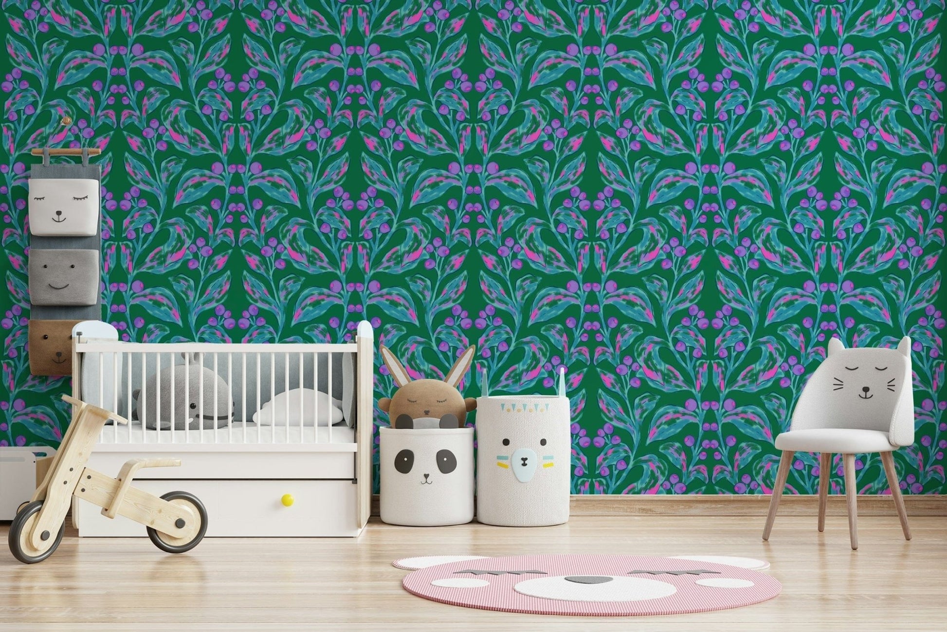 Berry Branch Symphony Wallpaper⁠