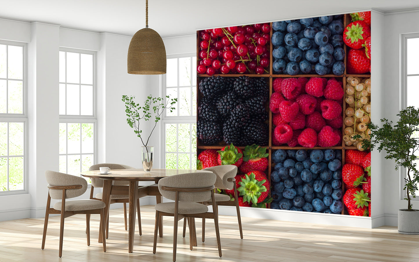 Berry Fresh Delight Wall Mural